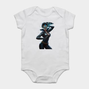 Supper female Jacket Adorned Baby Bodysuit